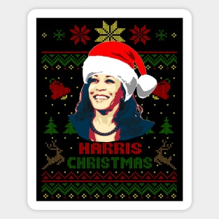 Kamala Harris Christmas Magnet